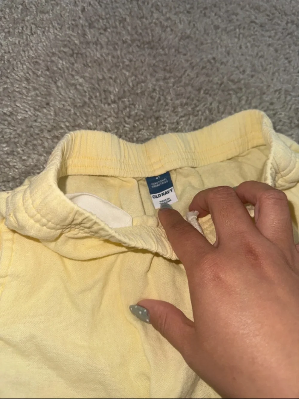 Old Navy Girls 2-Piece Shorts Set – Yellow & Denim – Size 4T